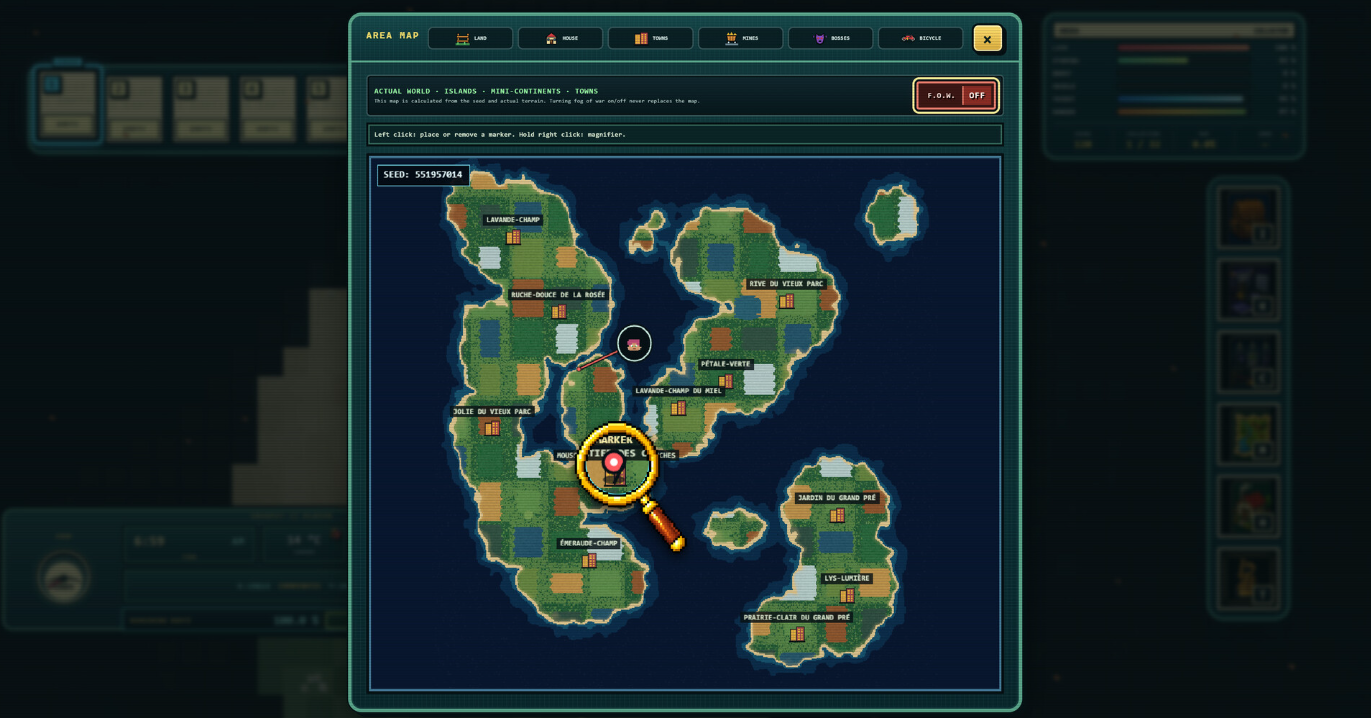 Capture originale de Proppy — carte du monde